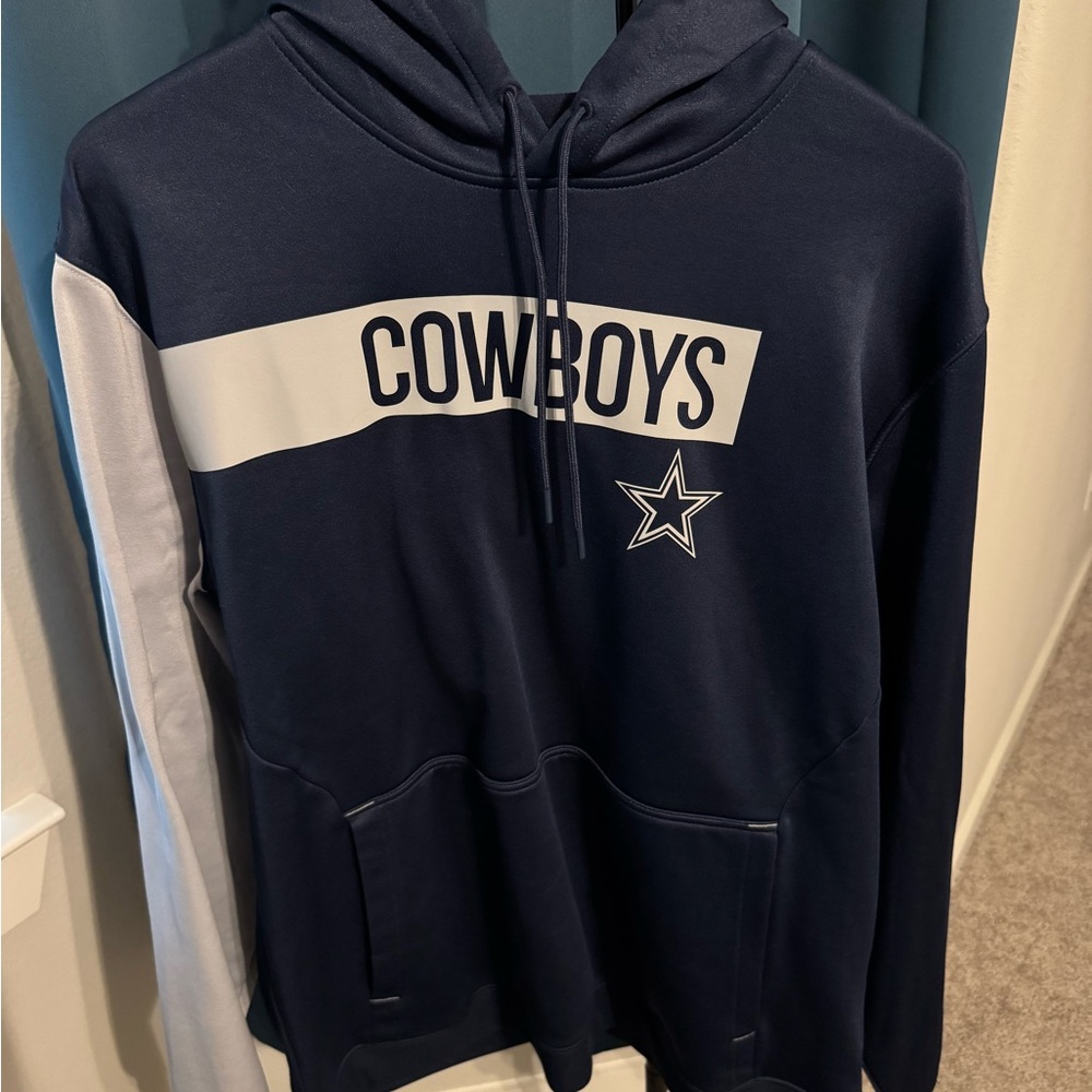 NFL Cowboys Navy and White Hoodie